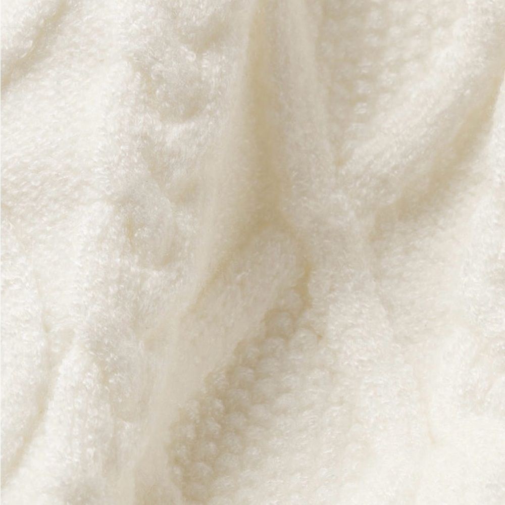 SKIMS White Cable Knit Straight Leg Pants - Picture 5 of 5